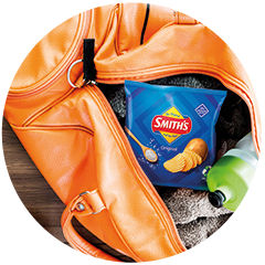 Smith's original chips in an orange bag