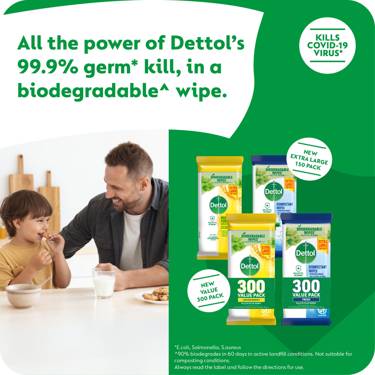 All the power of dettol's 