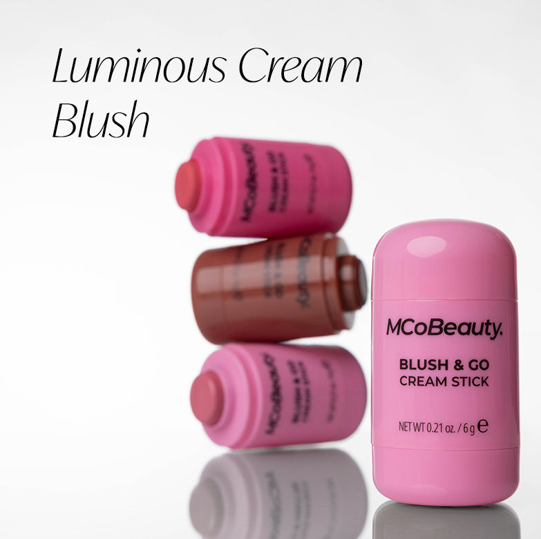 Luminous cream blush.