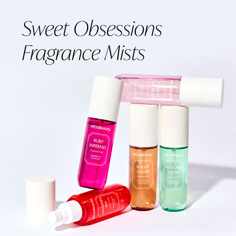 Sweet obsessions fragrance mists.