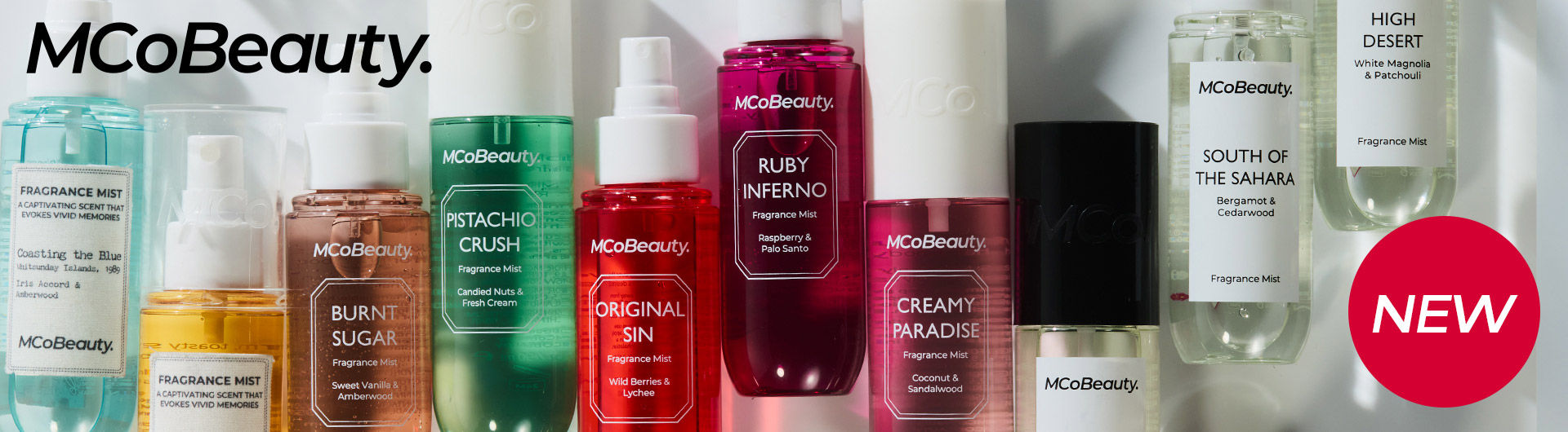 MCoBeauty. Various MCoBeauty products. New.