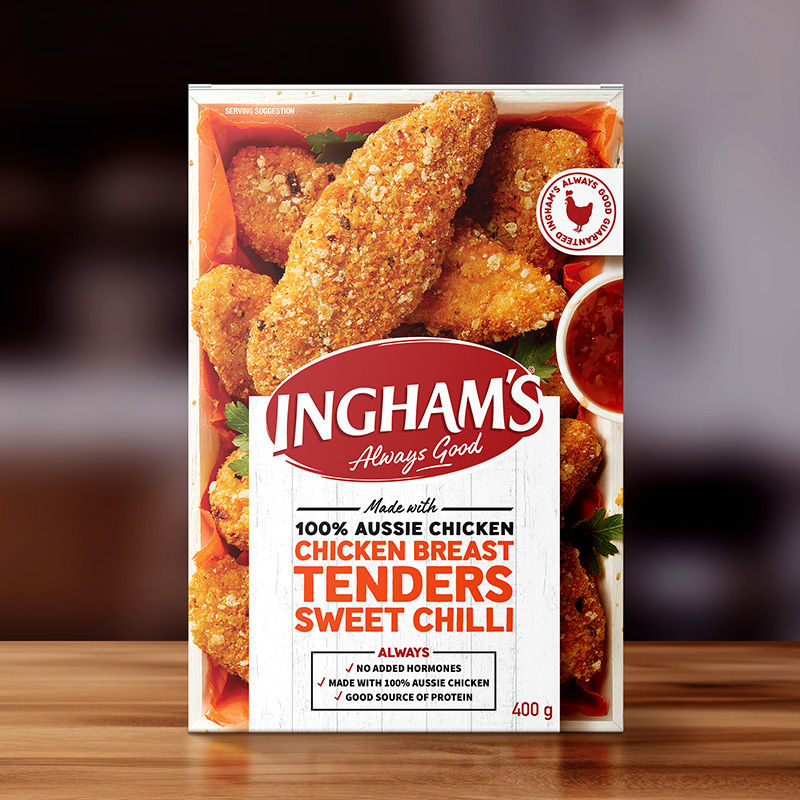 Box of sweet chilli chicken tenders