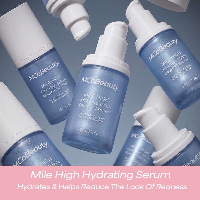 Mile high hydrating serum. Hydrate & helps reduce the look of redness.