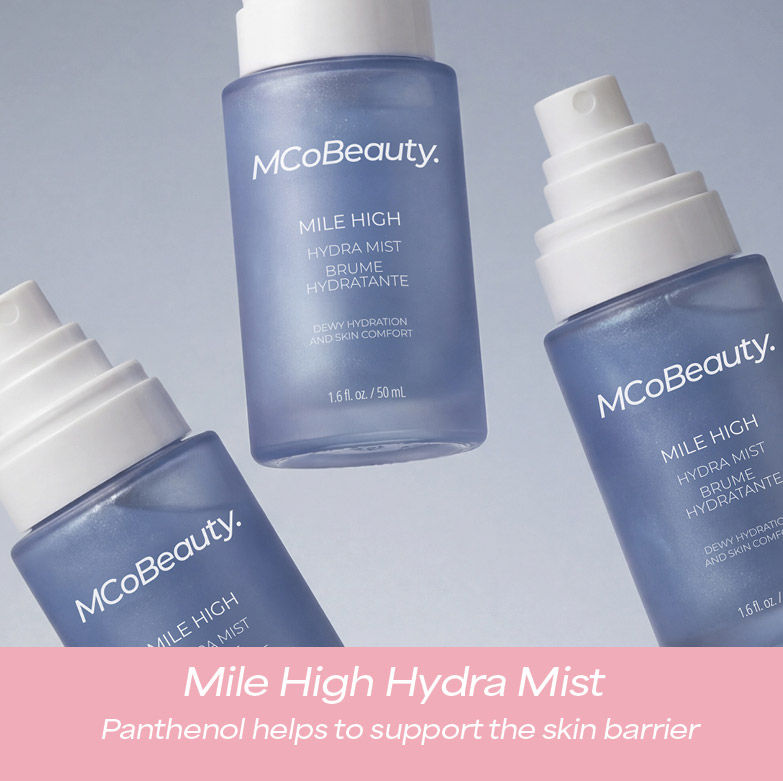 Mile high hydra mask. Panthenol helps to support the skin barrier