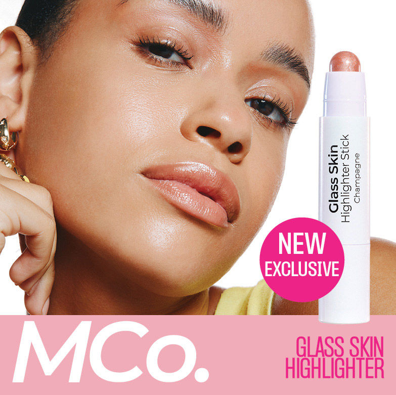 Mco. Logo. New glass skin highlighter. 