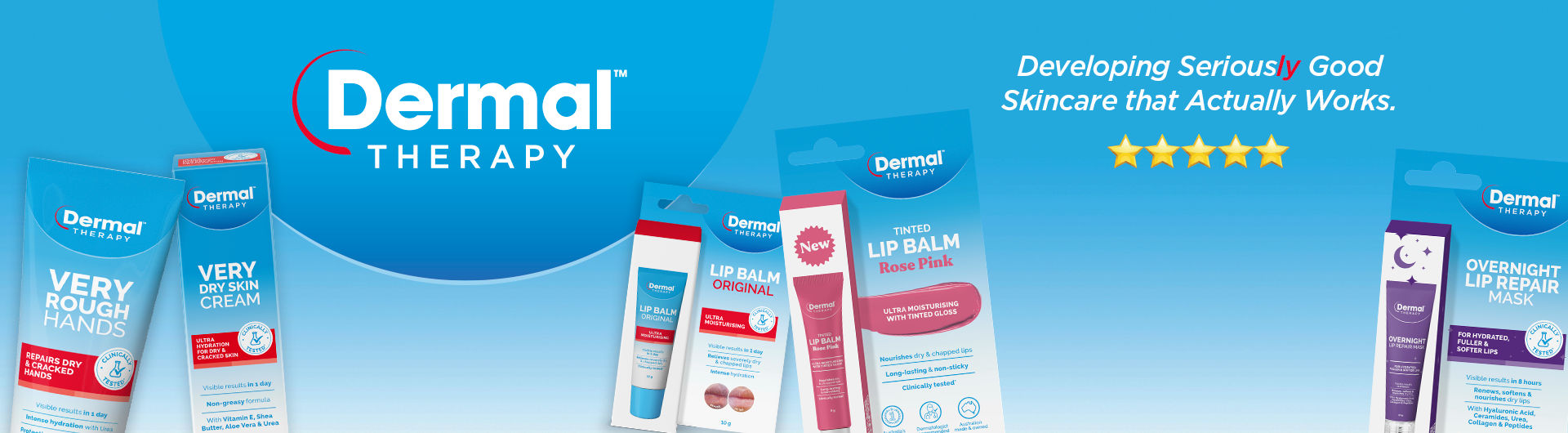 Dermal-Therapy: developing seriously good skincare that actually works.