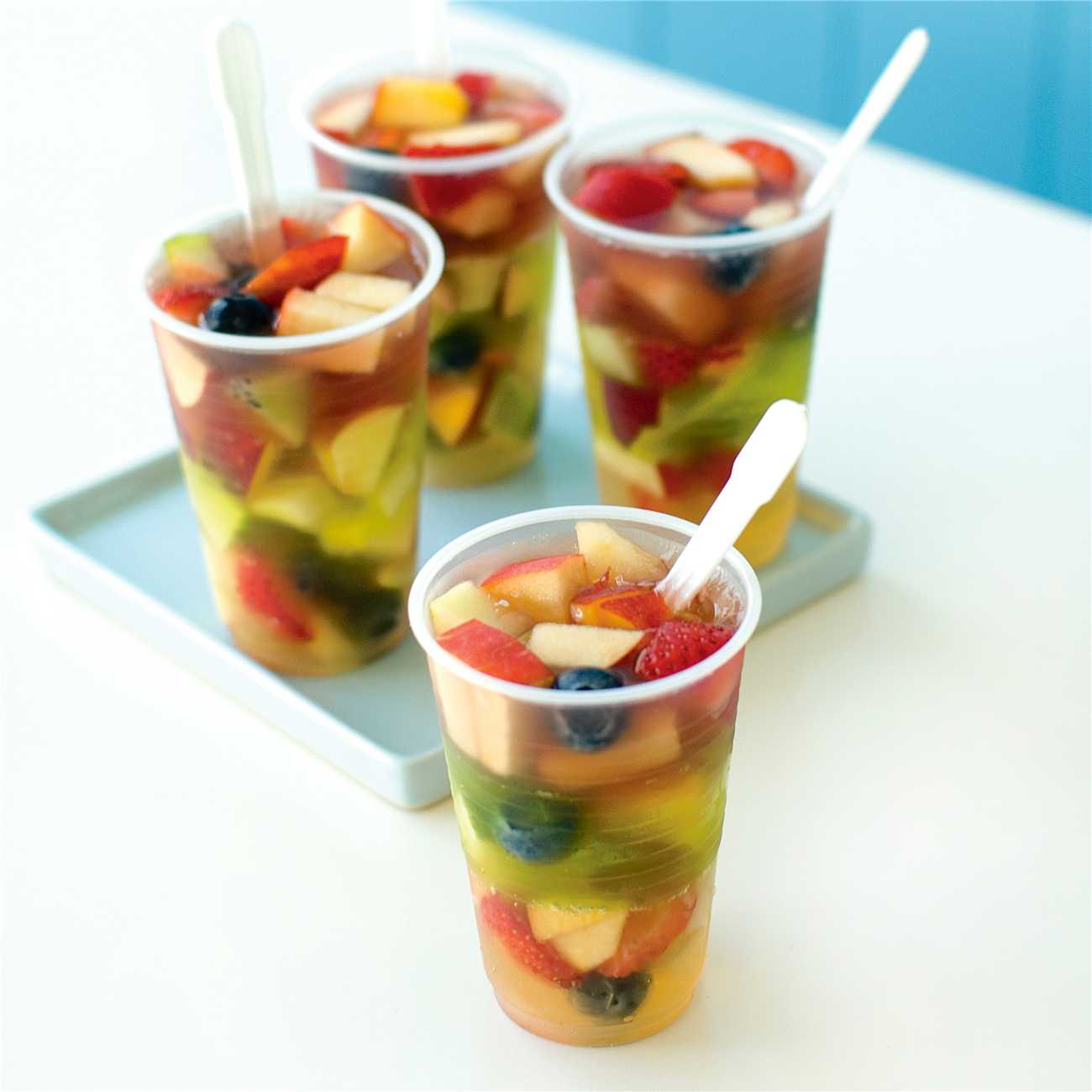 Rainbow Fruit Jelly Cups Recipe Woolworths