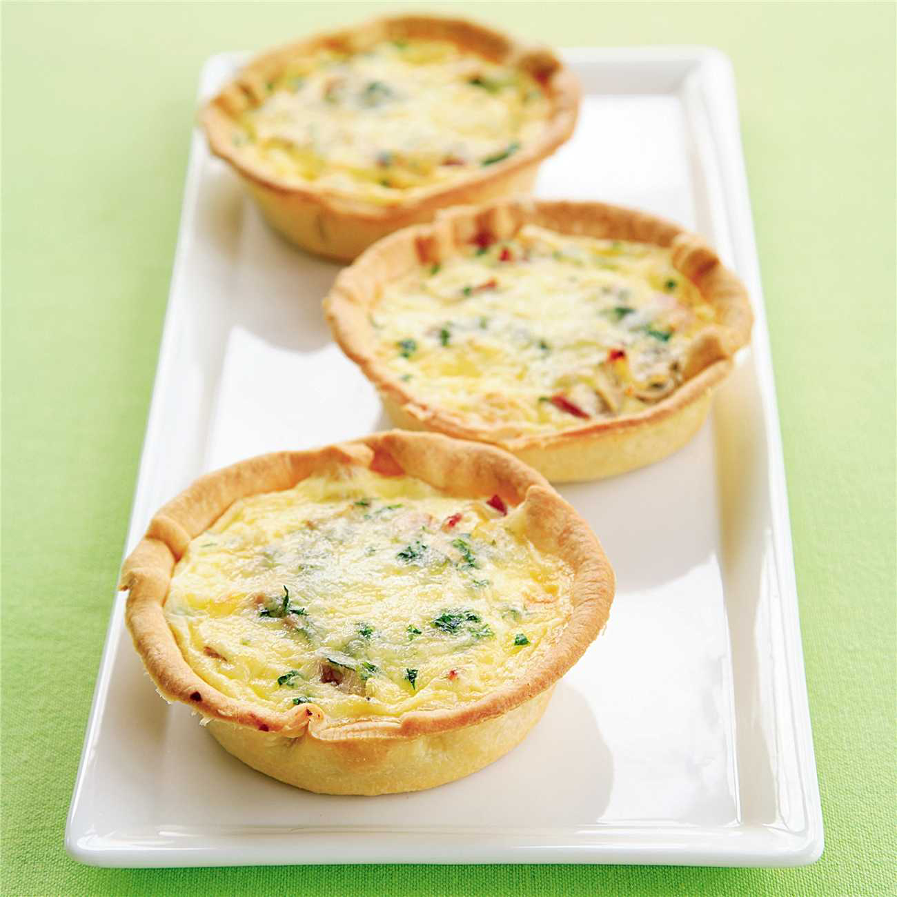 Ham & Mushroom Quiches Recipe Woolworths