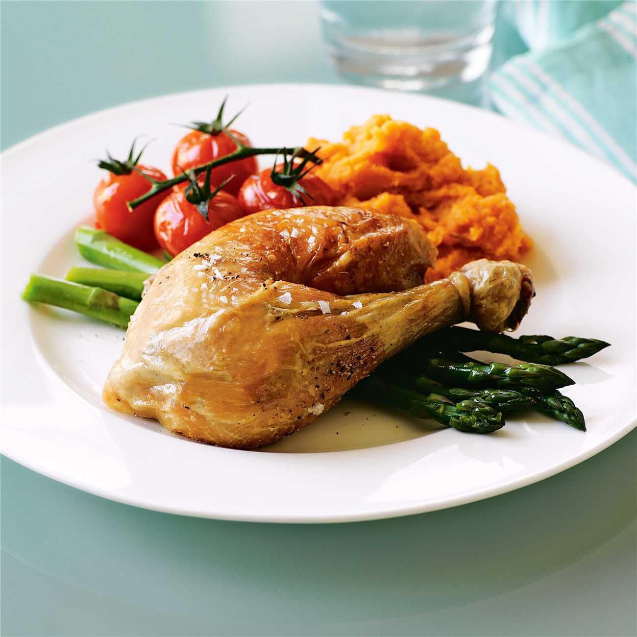LemonRoasted Chicken with Sweet Potato Mash Recipe Woolworths