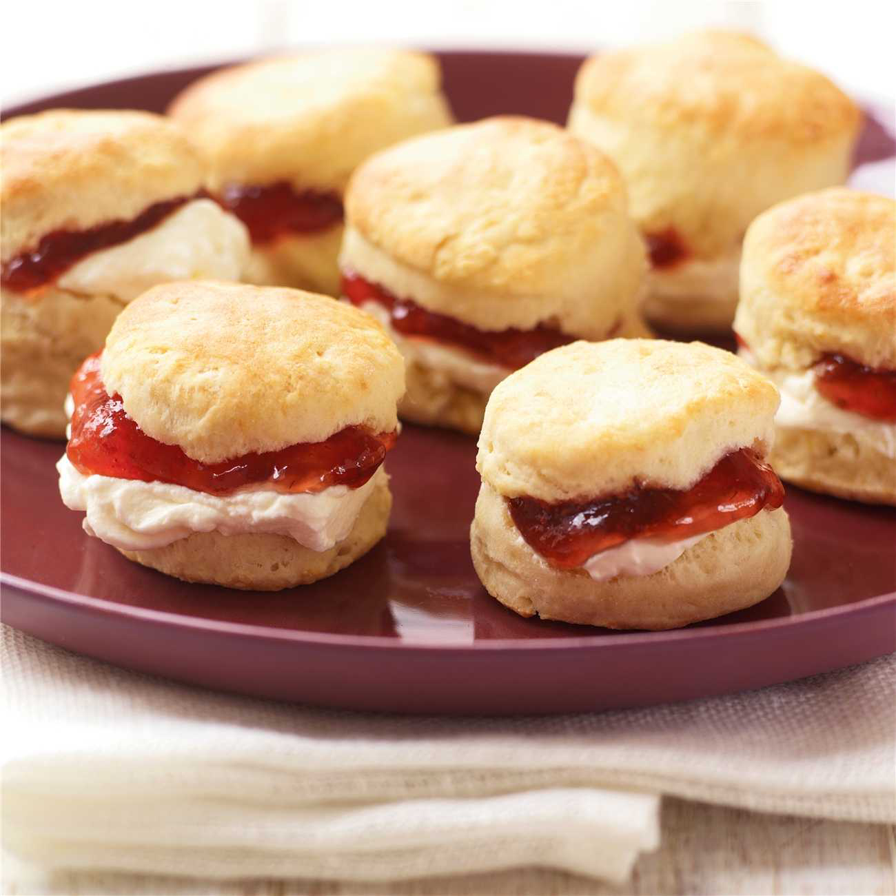 Mini Scones with Jam & Cream Recipe | Woolworths