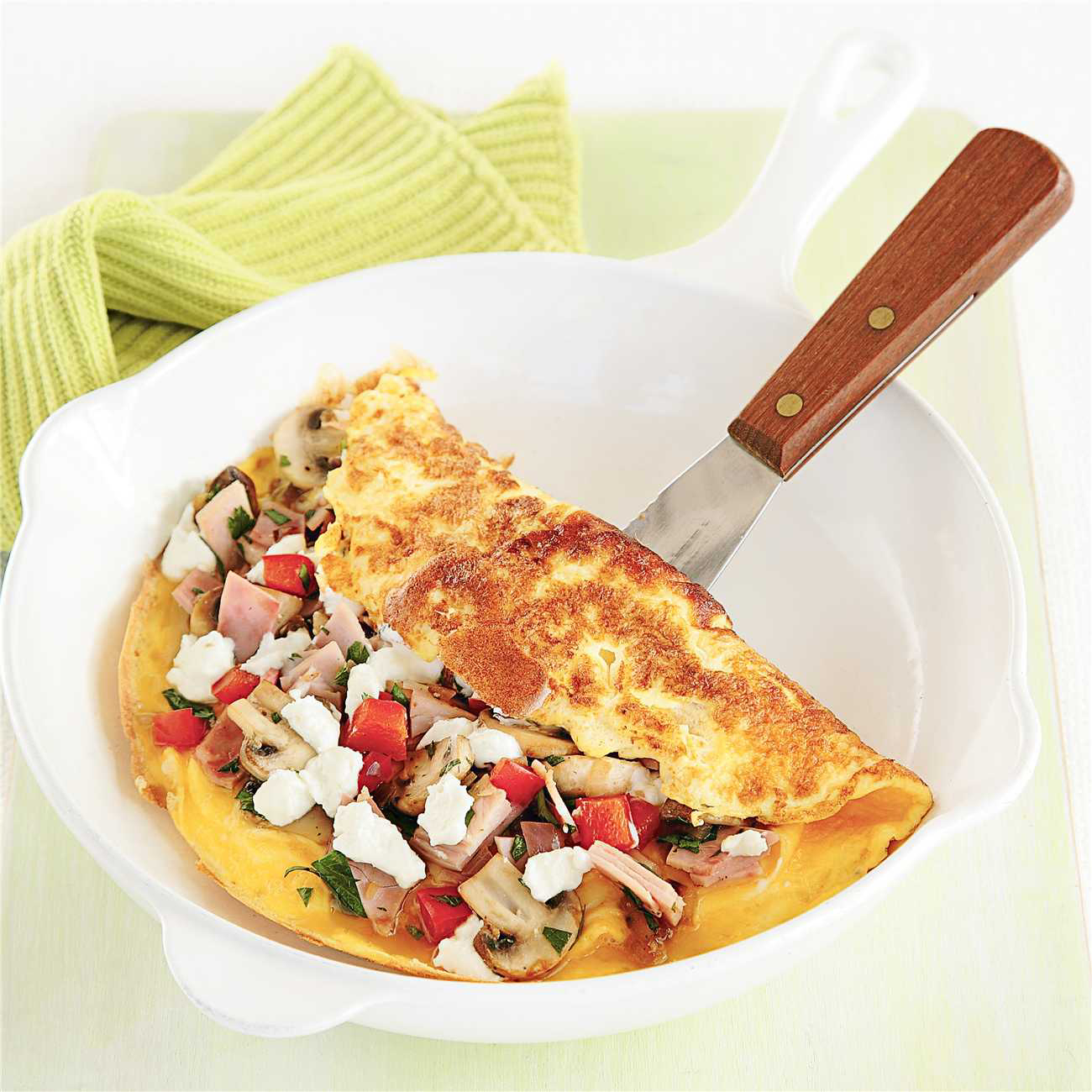 Ham & Mushroom Omelette Recipe Woolworths