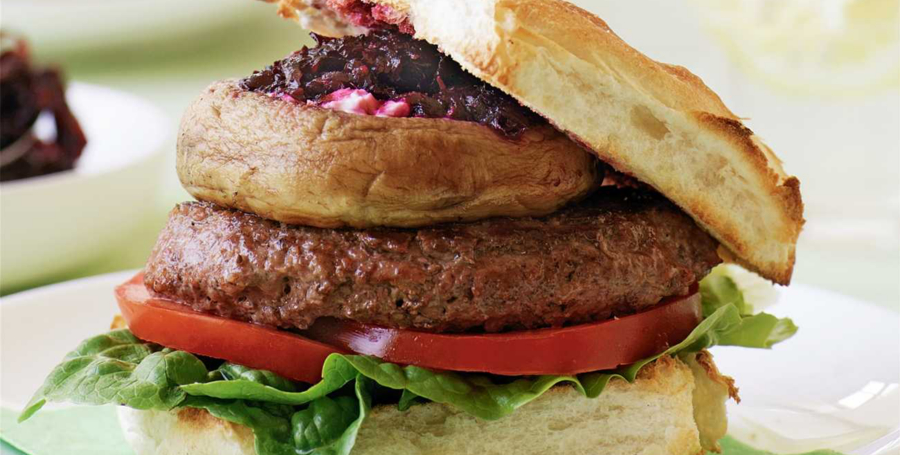 Aussie Beef Burger with Beetroot Relish Recipe Woolworths