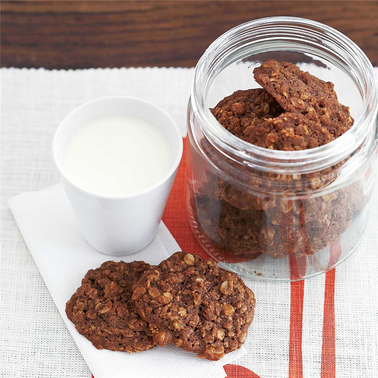 Choc Hazelnut Oat Biscuits Recipe Woolworths
