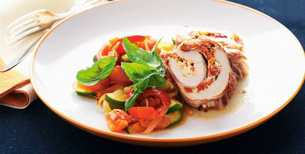 Pancetta, Chicken & Semi Dried Tomato Roll Recipe Woolworths