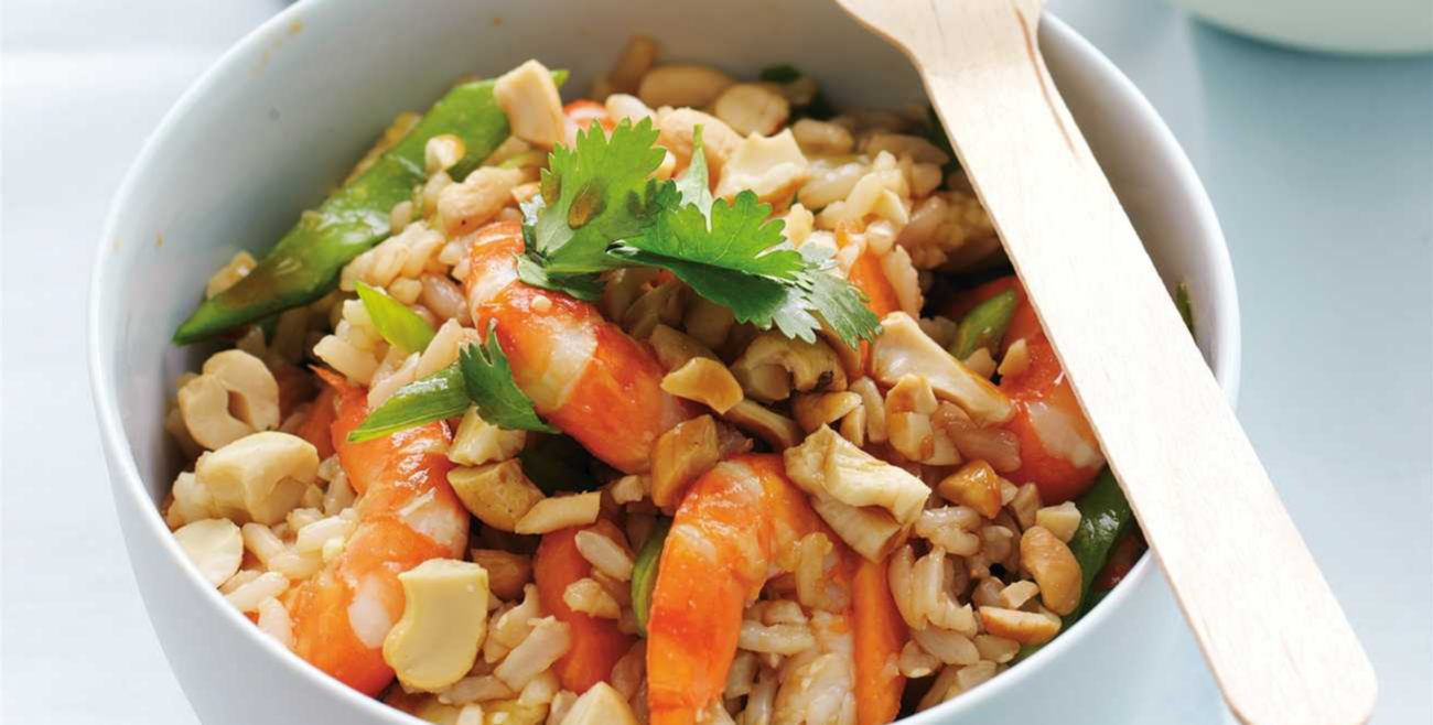 Prawns & Brown Rice Salad Recipe Woolworths