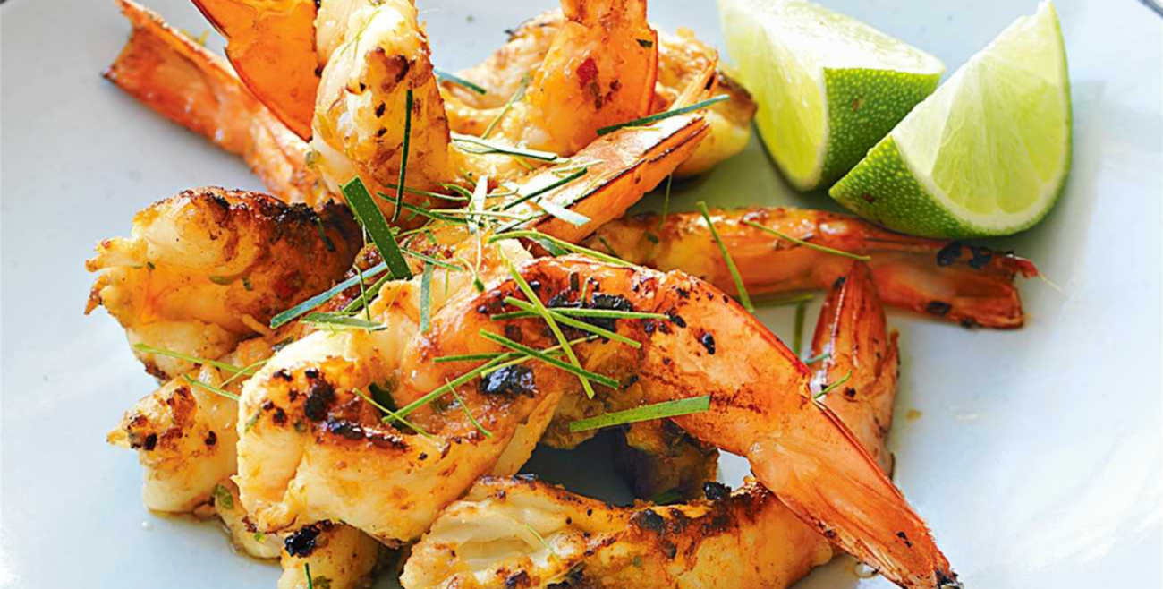 Barbecue Green Prawns with Thai marinade Recipe | Woolworths