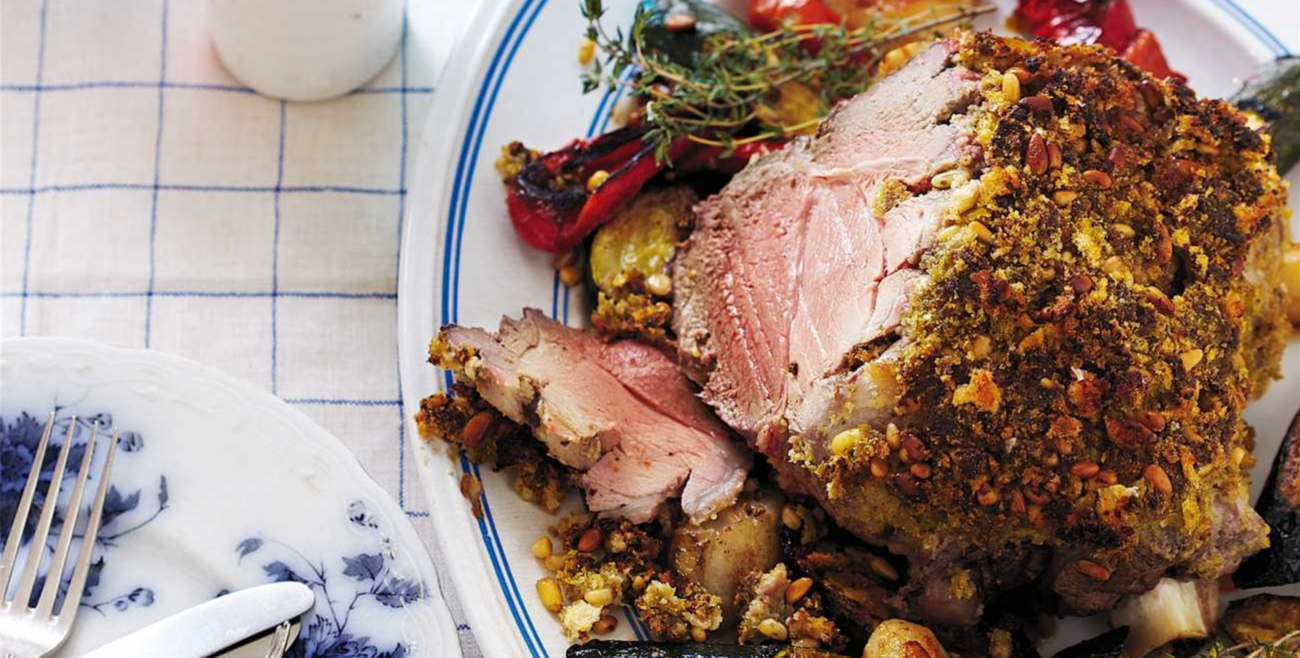 Herb-crusted Leg Of Lamb Recipe 