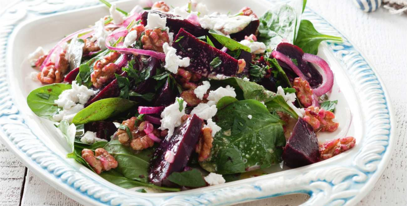 Beetroot, Goats Cheese & Walnut Salad Recipe Woolworths