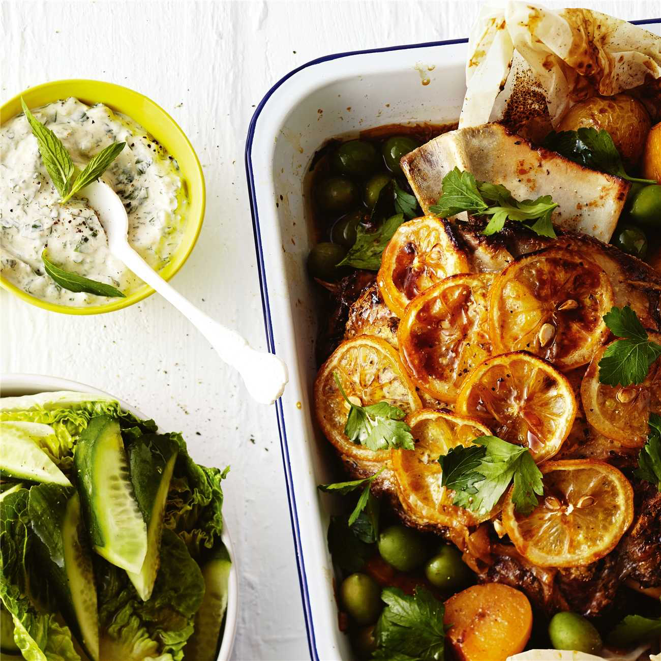 SlowCooked Lamb with Yoghurt Sauce Recipe Woolworths