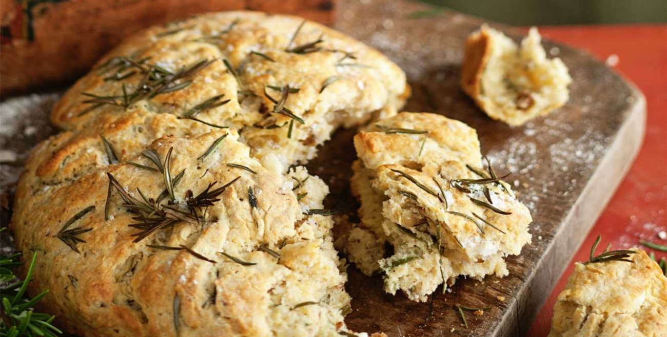 Rosemary, Feta & Walnut Damper Recipe Woolworths