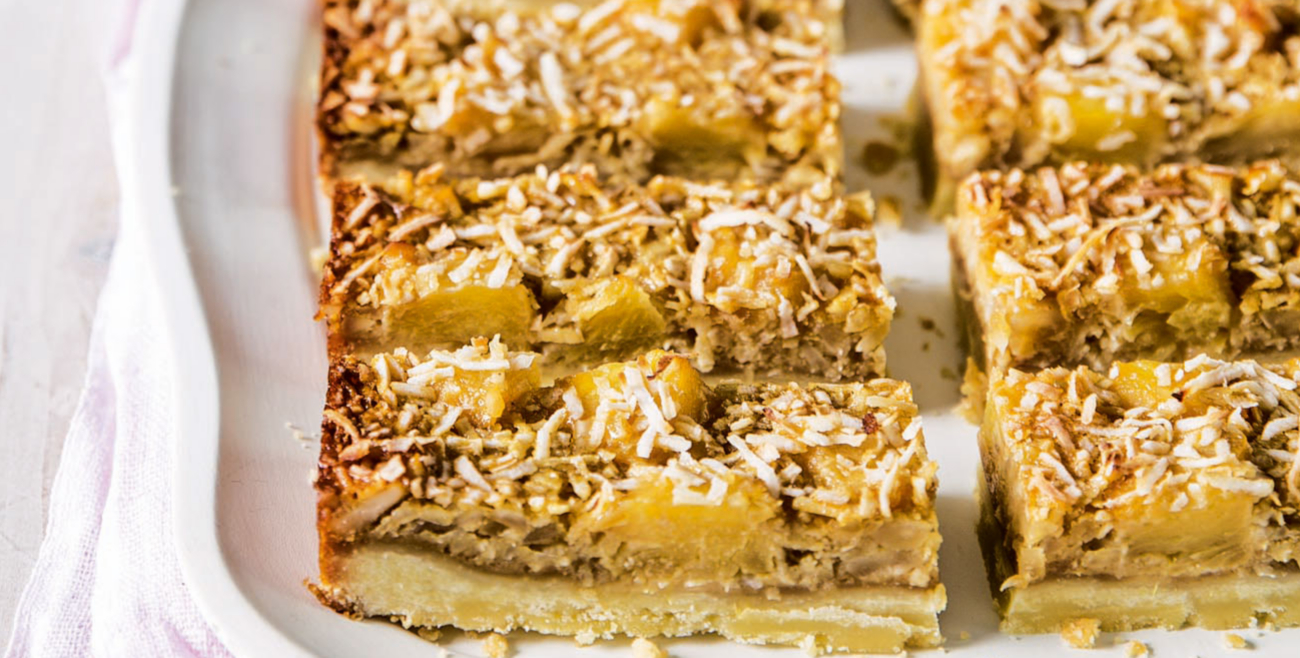 Pineapple & Macadamia Slice Recipe Woolworths