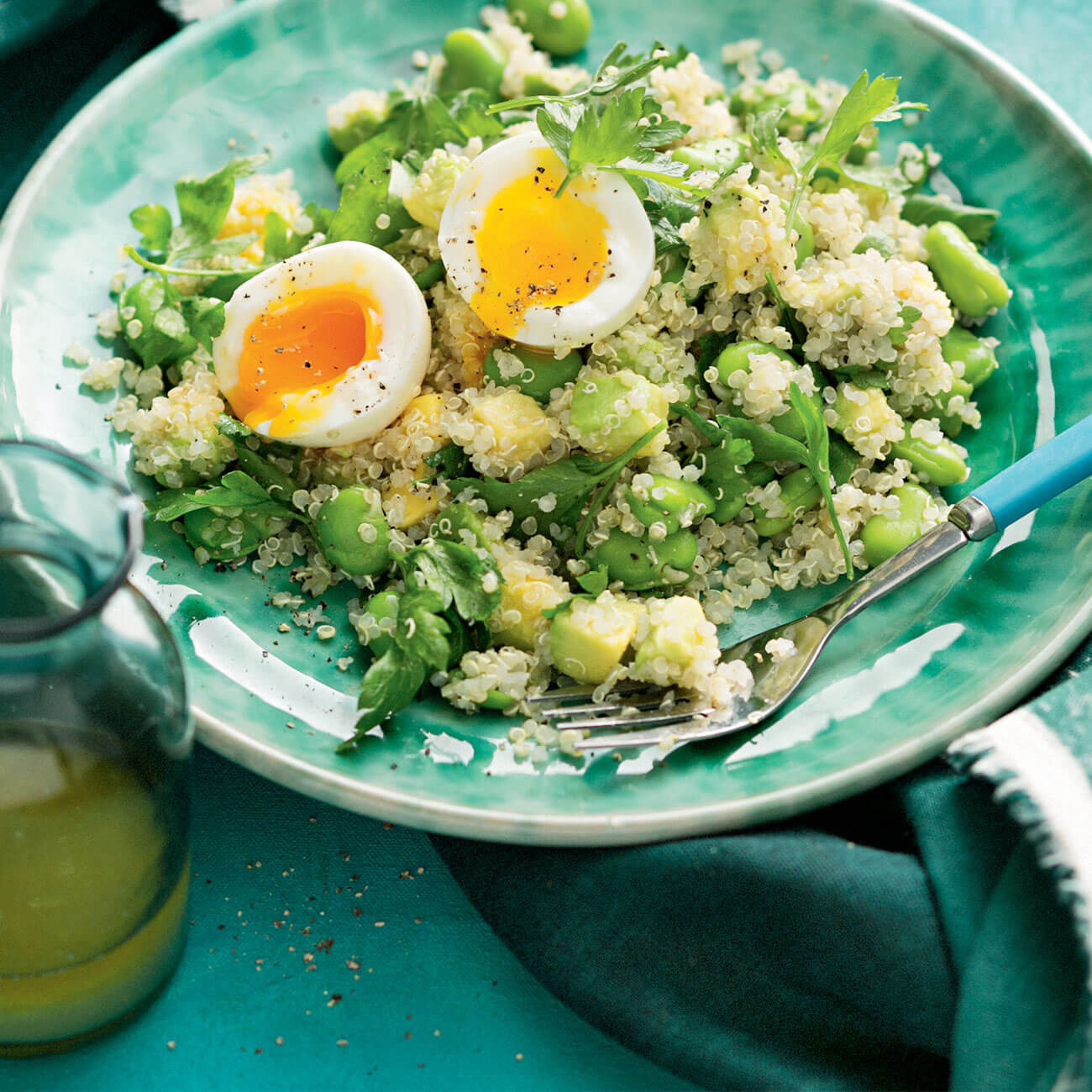 Avocado, Quinoa & Broad Bean Salad Recipe Woolworths