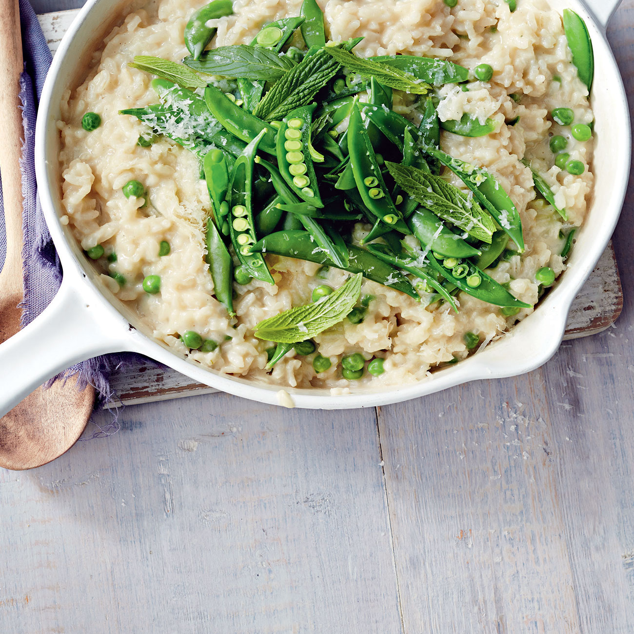 Simple Spring Pea Risotto Recipe | Woolworths