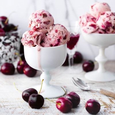 Creamy Cherry Ice-Cream Recipe | Woolworths