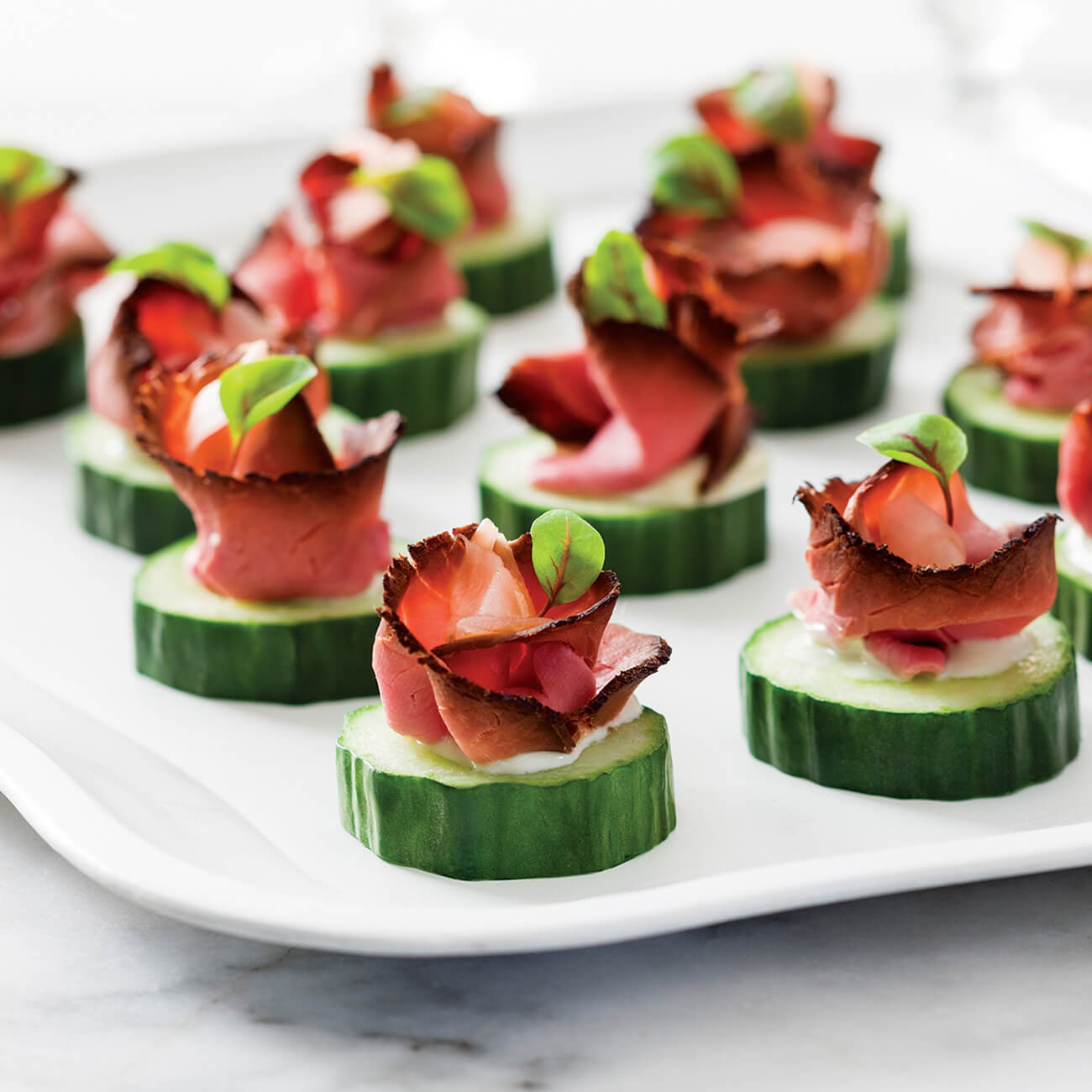 Rare Roast Beef Canapes Recipe | Woolworths