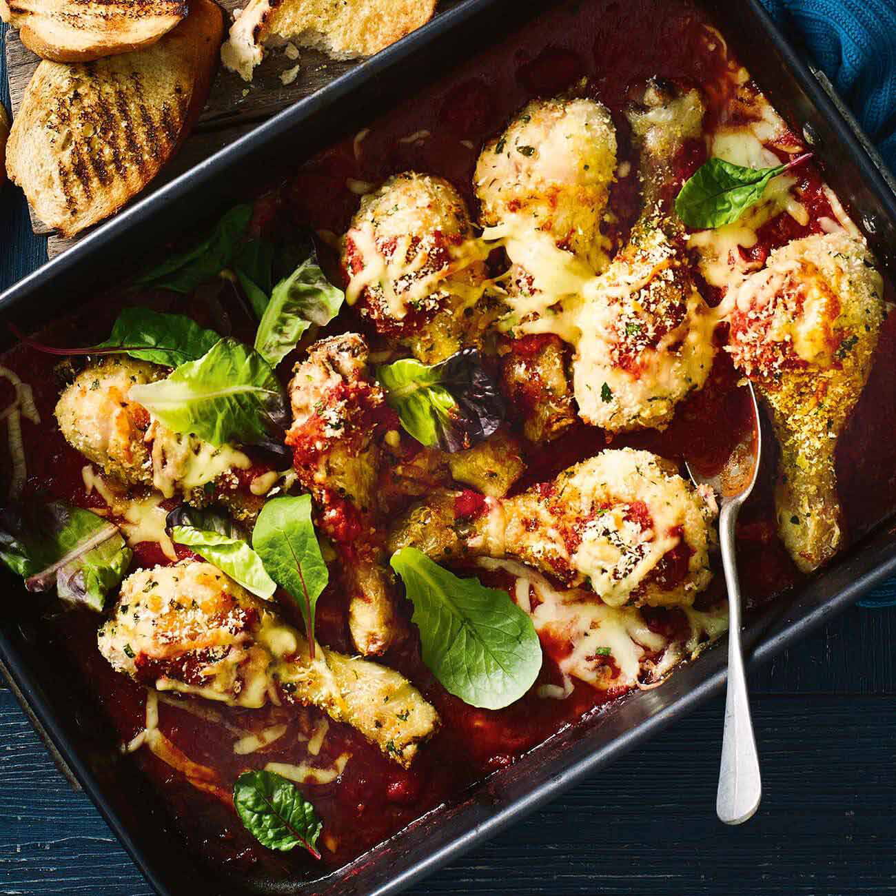 Chicken Drumstick Parmigiana Recipe | Woolworths-image