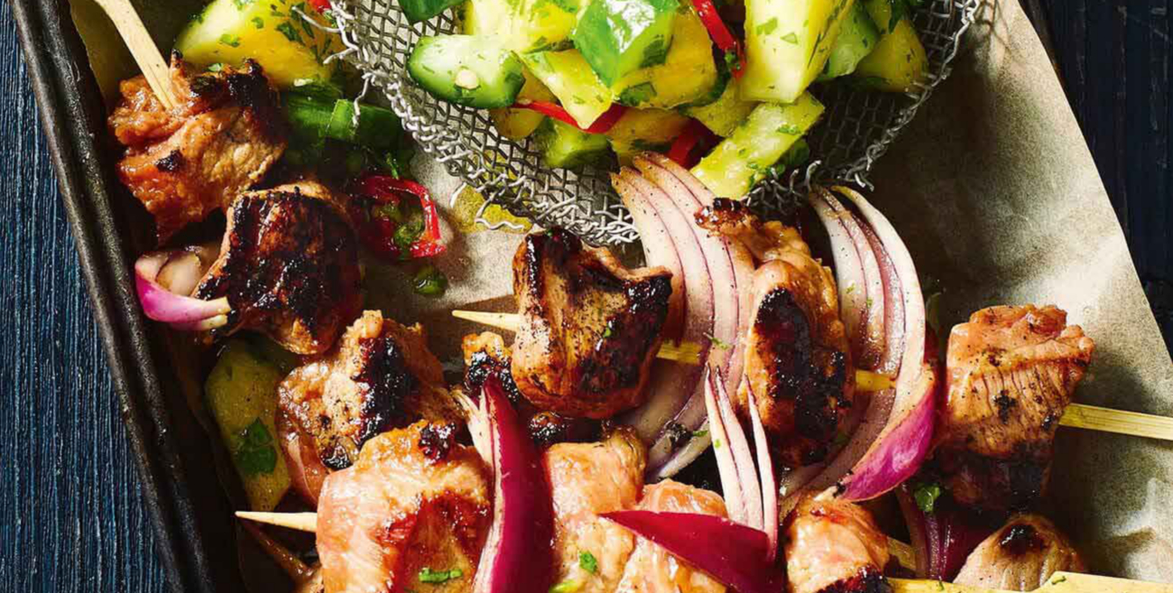 Sticky Sweet Pork Kebabs Recipe Woolworths