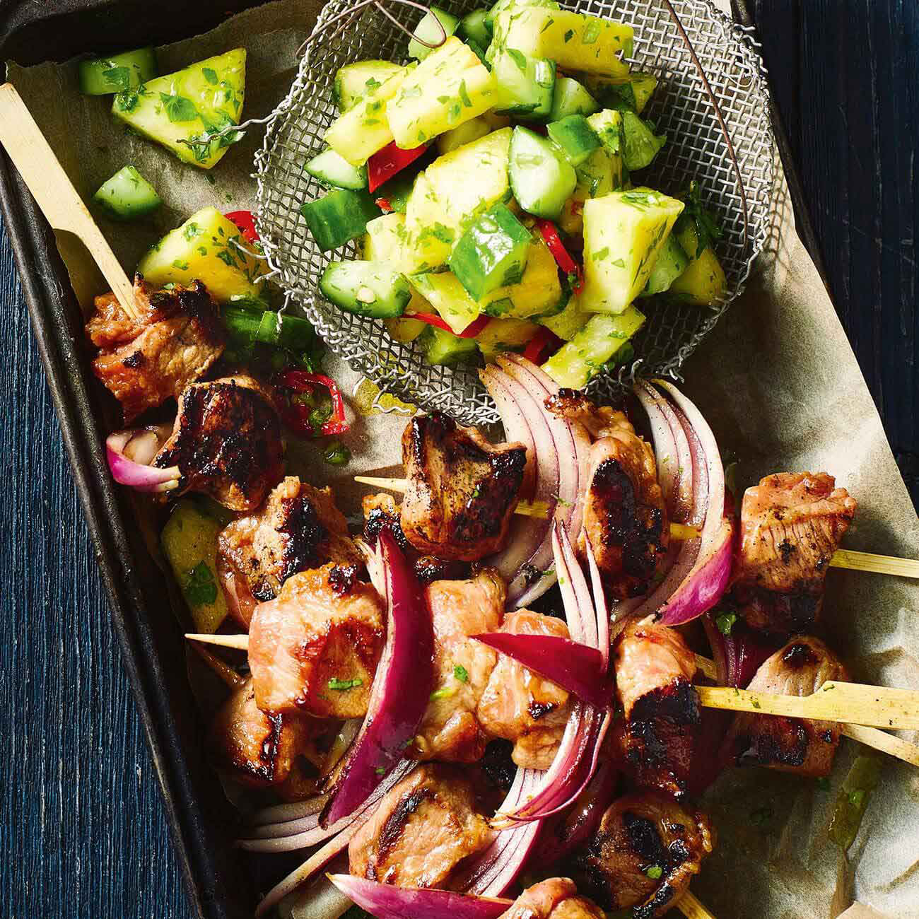 Sticky Sweet Pork Kebabs Recipe Woolworths