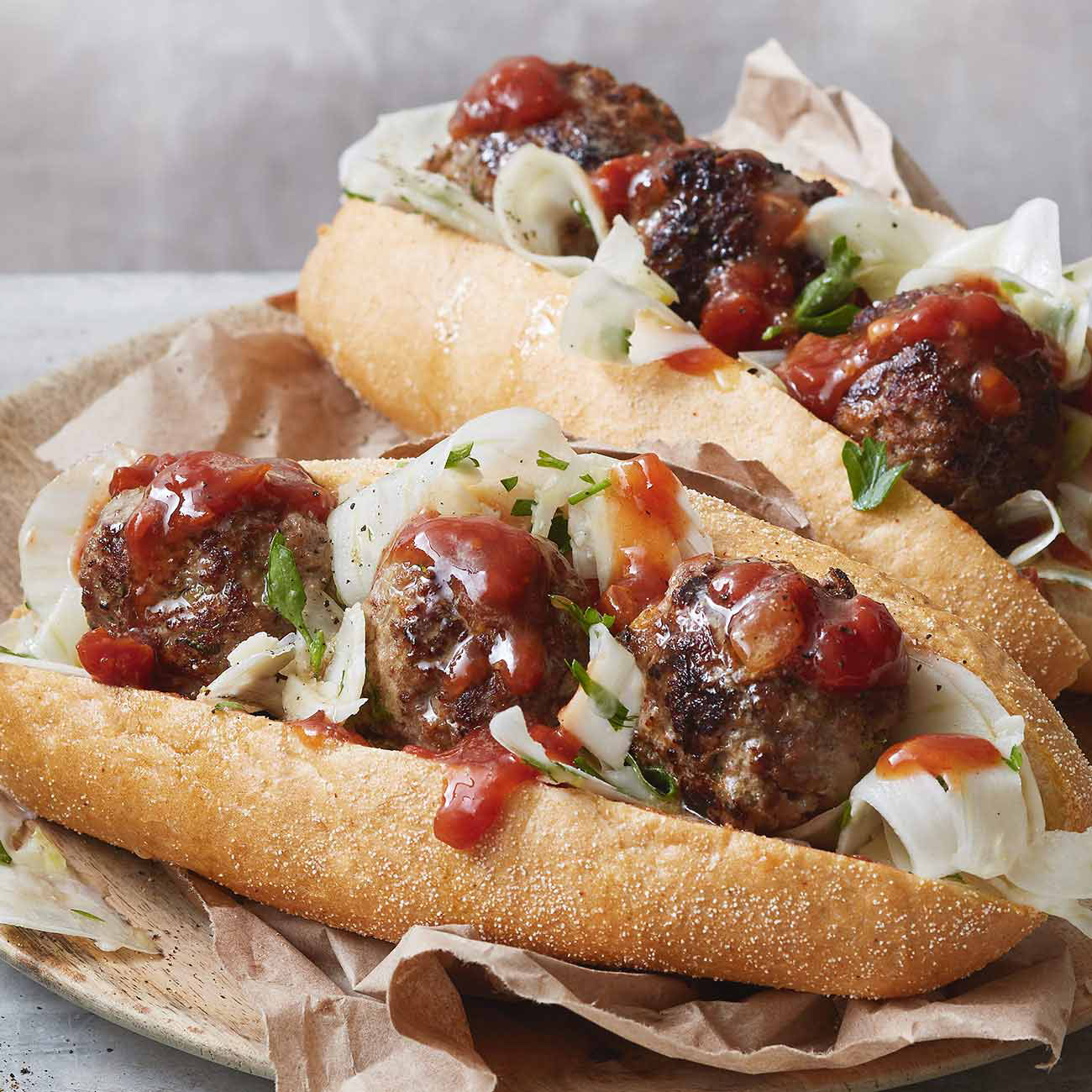 Meatball Sub With Slaw & Chutney Recipe Woolworths