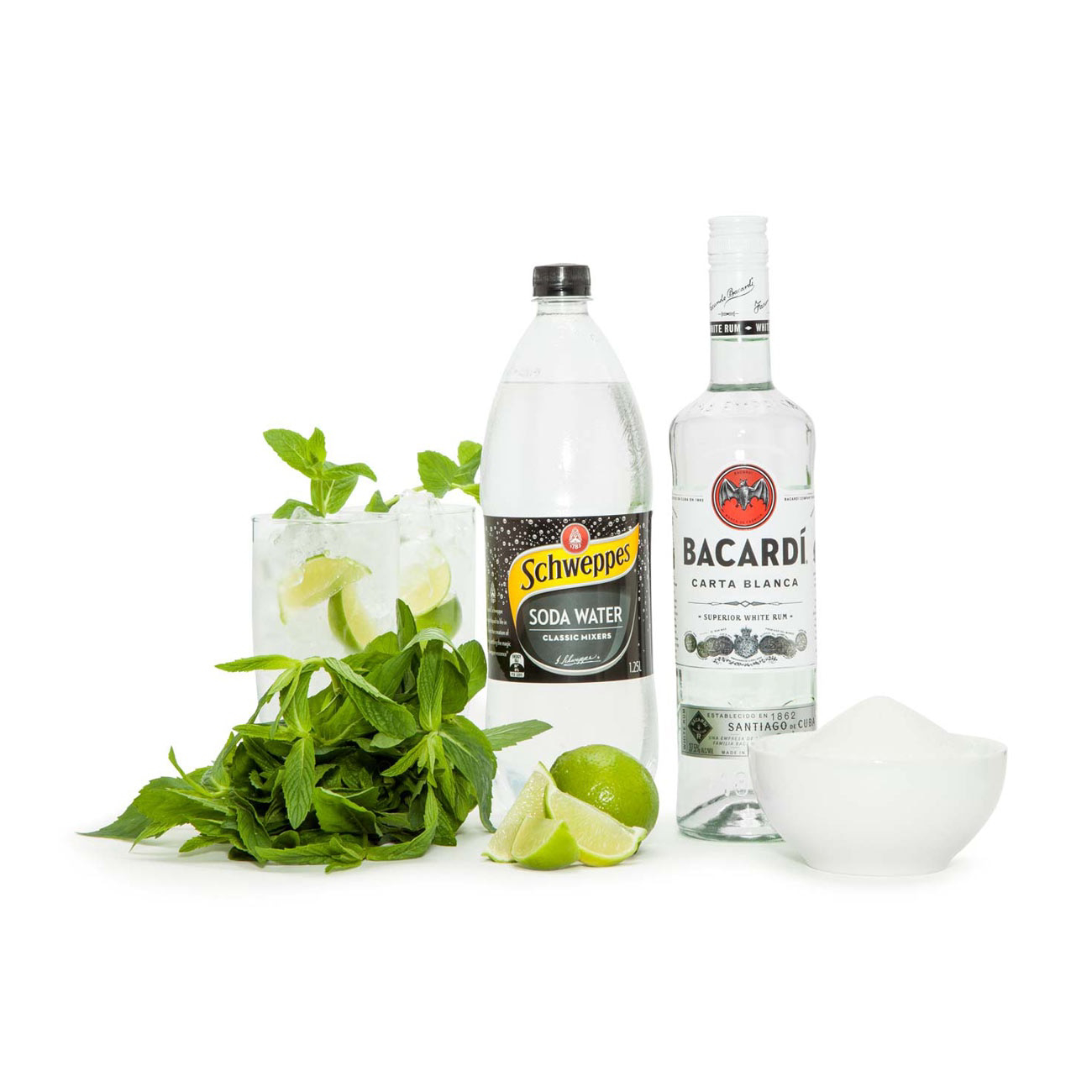 Classic Bacardi Mojito With Fresh Lime & Mint Recipe Woolworths
