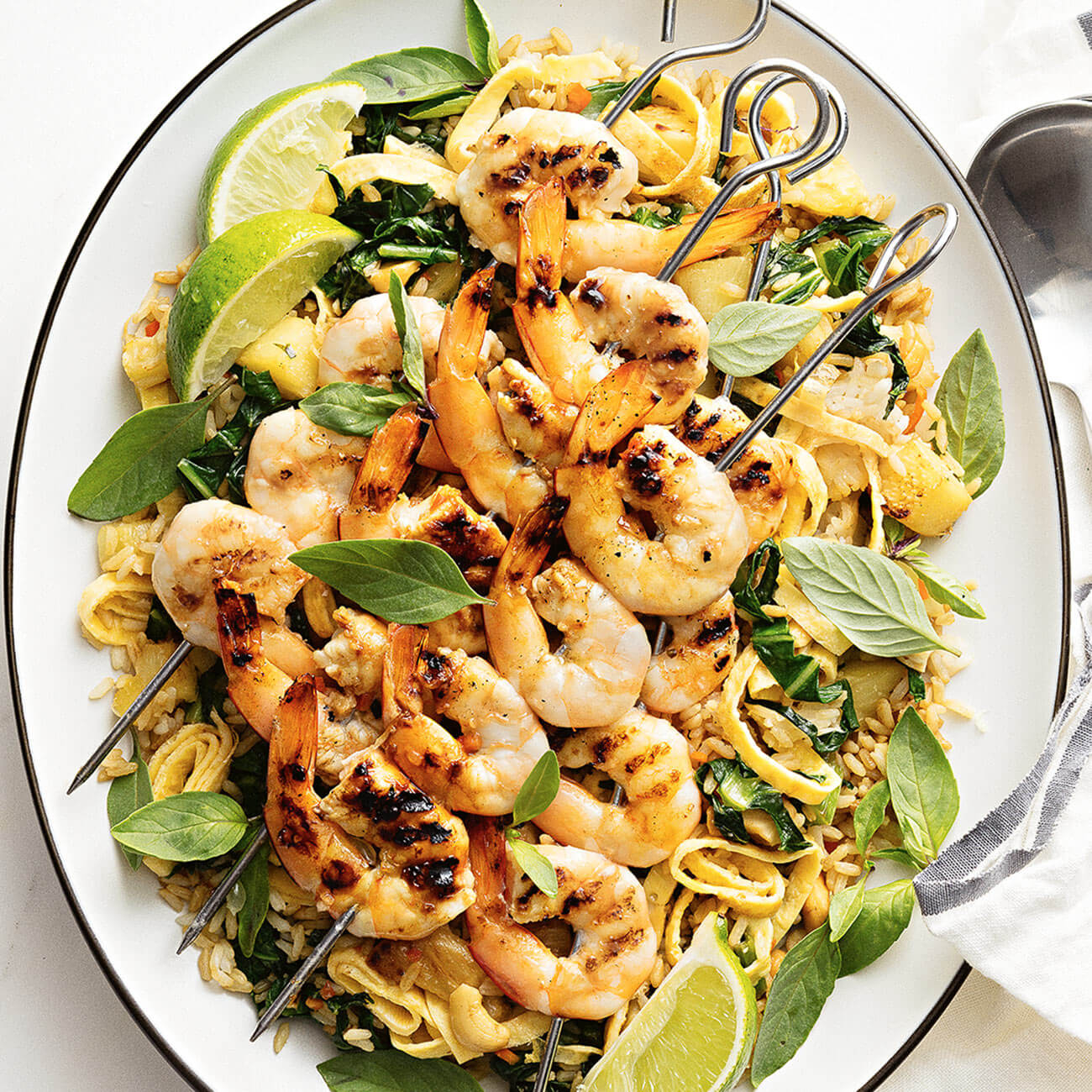 Palm Sugar Prawns With Pineapple Fried Rice Recipe Woolworths