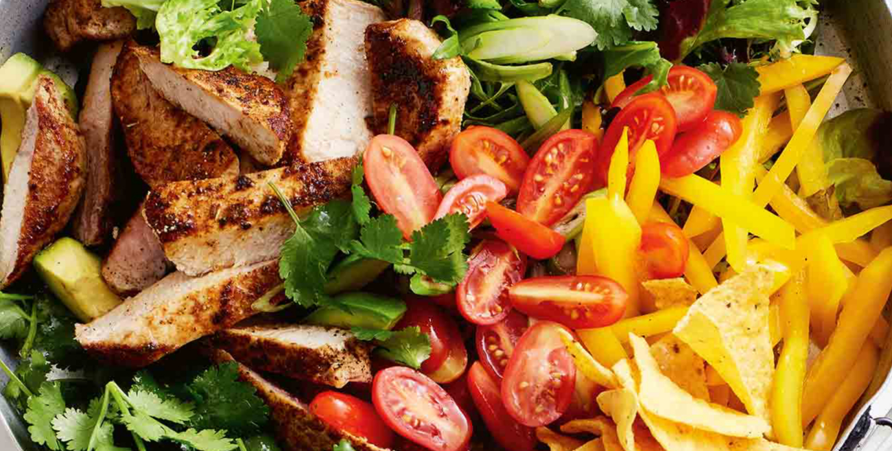 Crunchy Fajita-Style Pork Salad Recipe | Woolworths