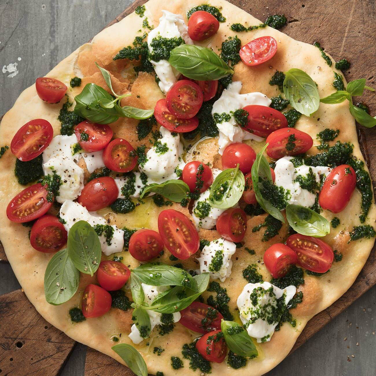 Tomato & Basil Pizza Recipe | Woolworths