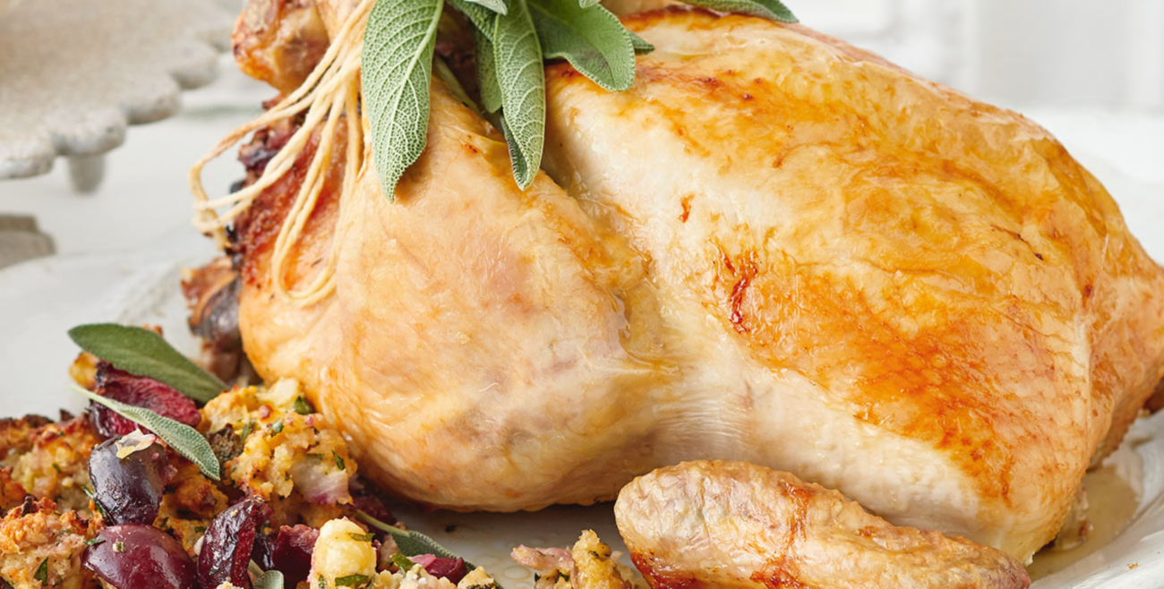 Roast Chicken With Cherry Hazelnut Stuffing Recipe Woolworths