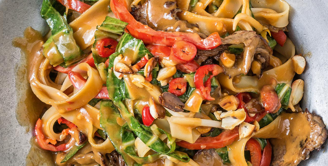 Charred Beef With Rice Noodles Recipe Woolworths