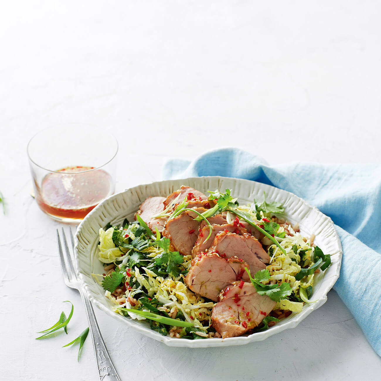 Honey Soy Pork With Asian Slaw Recipe Woolworths