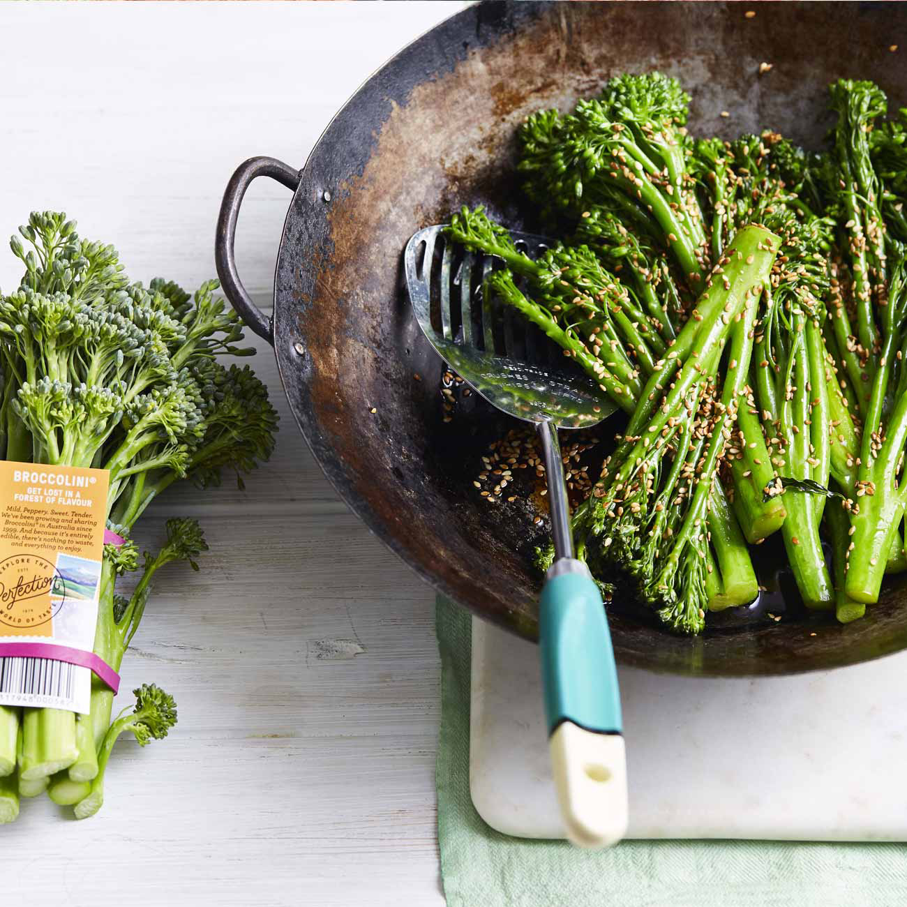 Honey Soy & Sesame Broccolini Recipe Woolworths