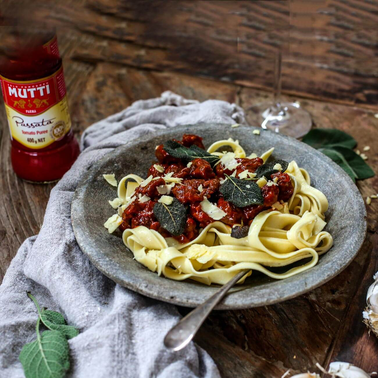 Italian Sausage And Sage Fettuccine Recipe Woolworths