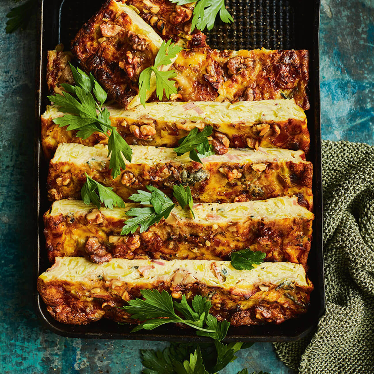 Leek & Blue Cheese Slice Recipe Woolworths