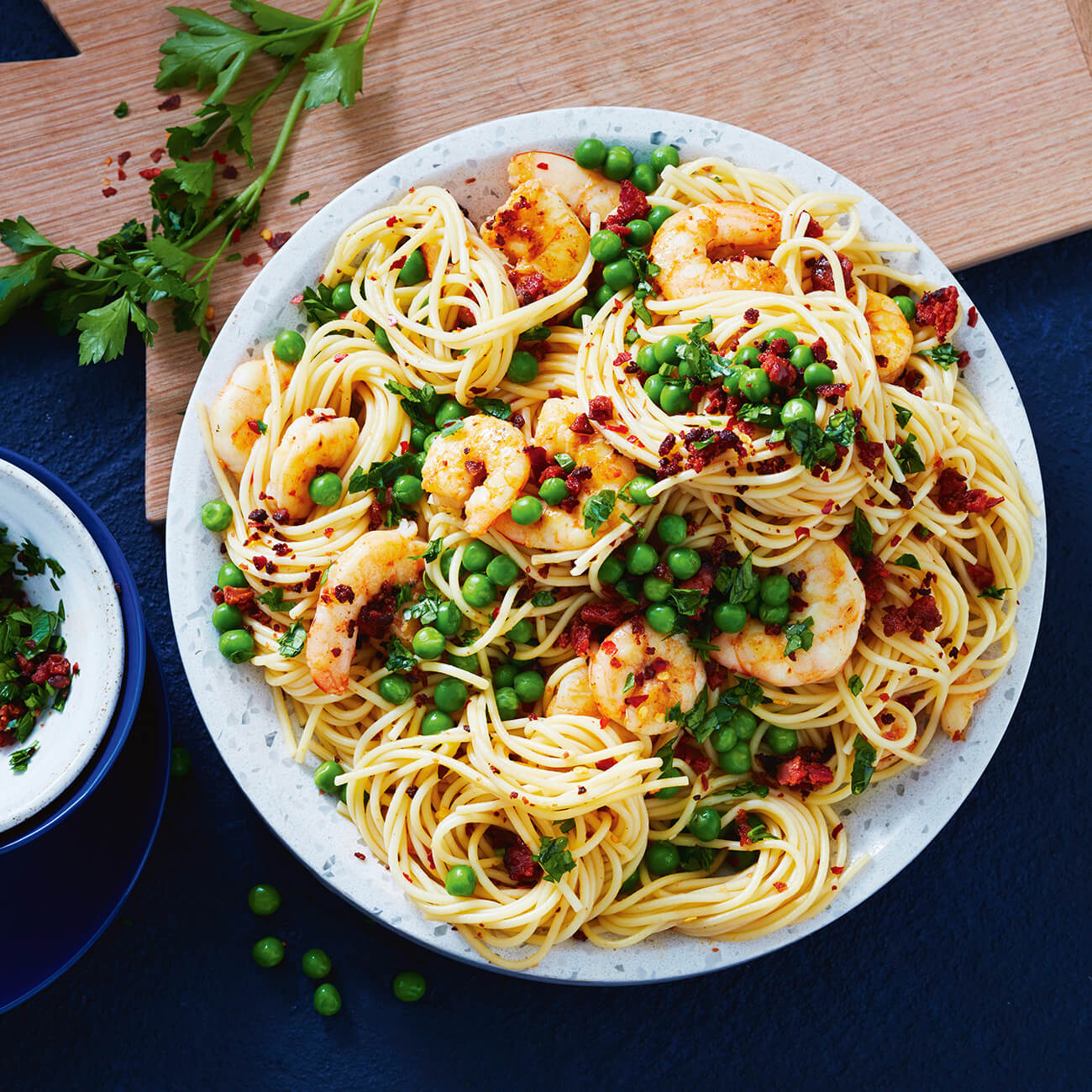 Chorizo Prawn And Pea Pasta Recipe Woolworths 3136