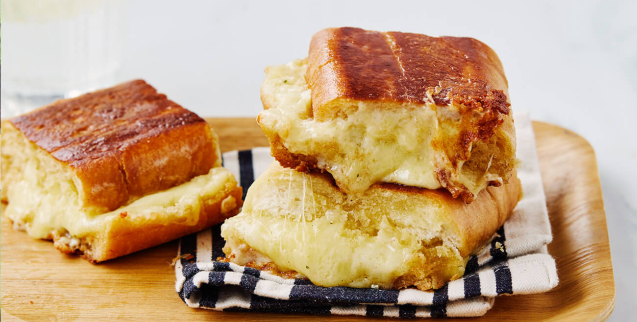 ThreeCheese Garlic Bread Toastie Recipe Woolworths