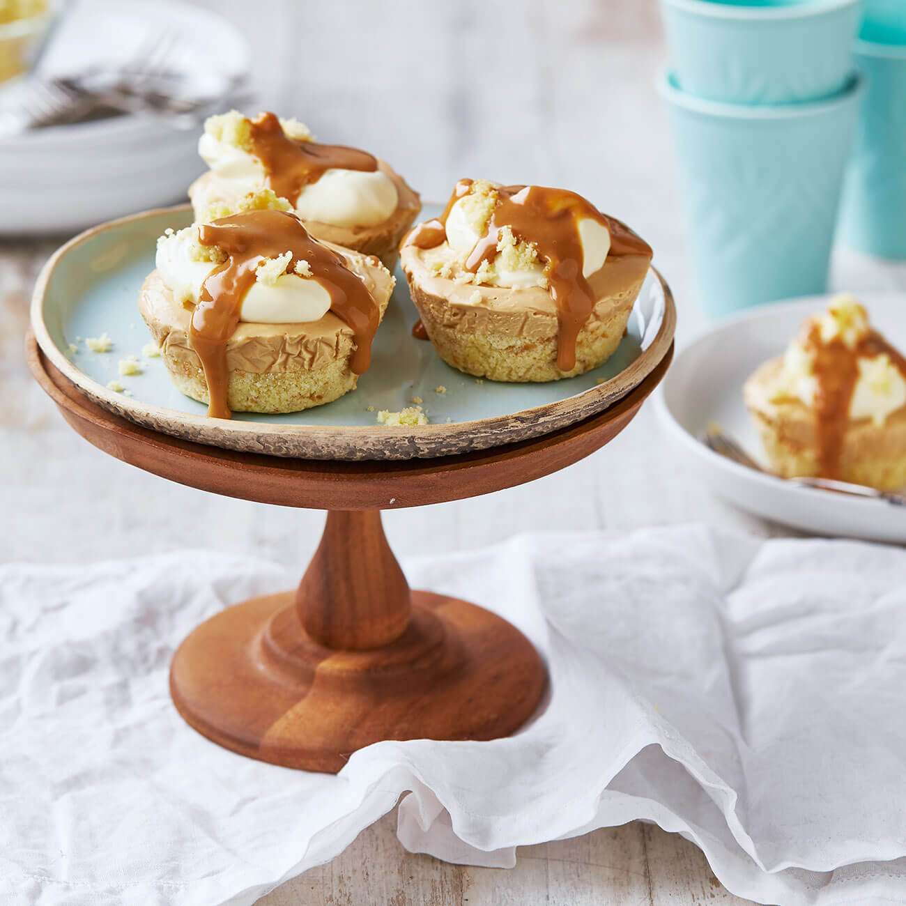 NoBake Salted Caramel Cheesecake Cups Recipe Woolworths
