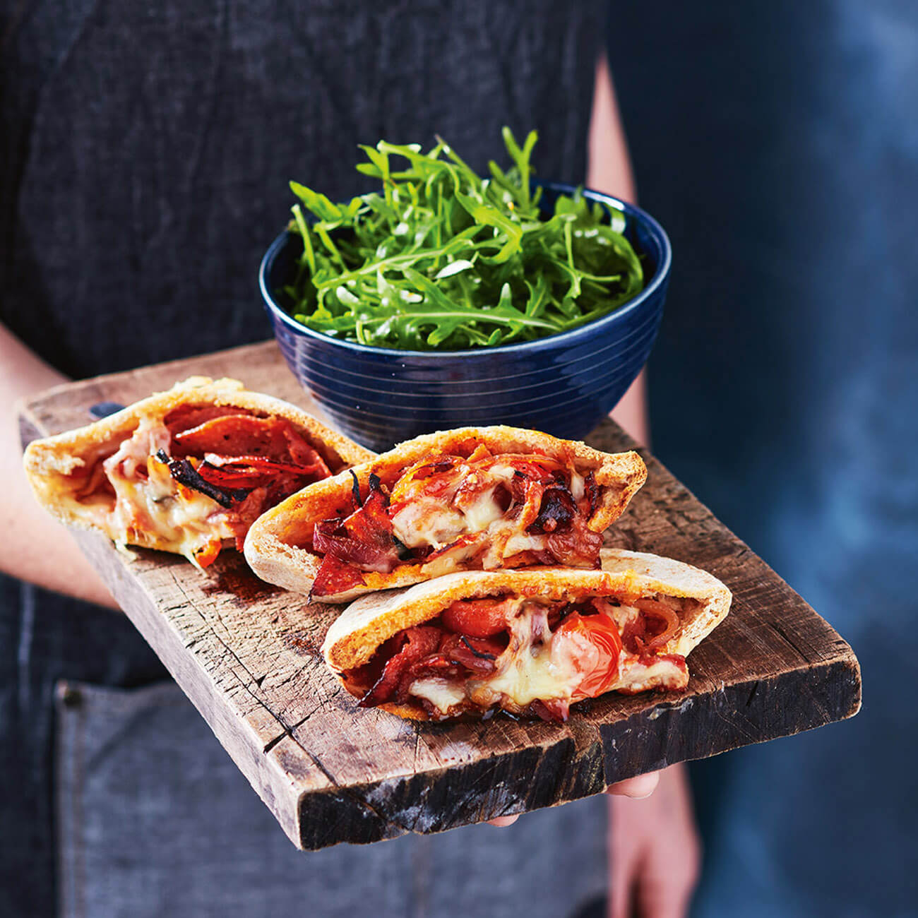 Salami, Basil & Capsicum Pita Pockets Recipe Woolworths