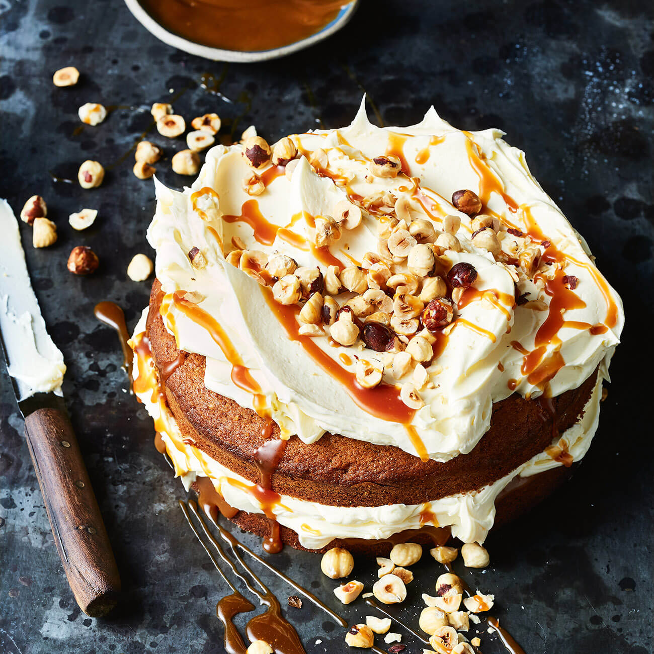 Coffee, Hazelnut & Caramel Cake Recipe Woolworths