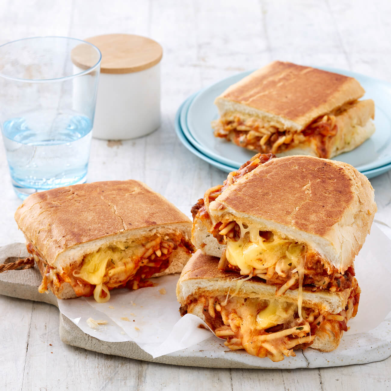 Spaghetti Bolognese Garlic Bread Toastie Recipe Woolworths