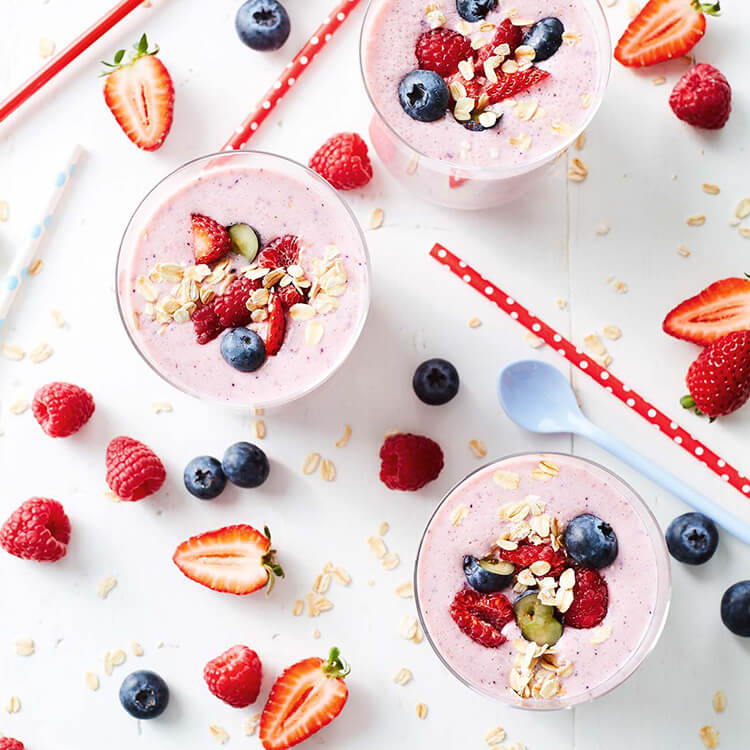 Breakfast Berry Smoothies Recipe Woolworths
